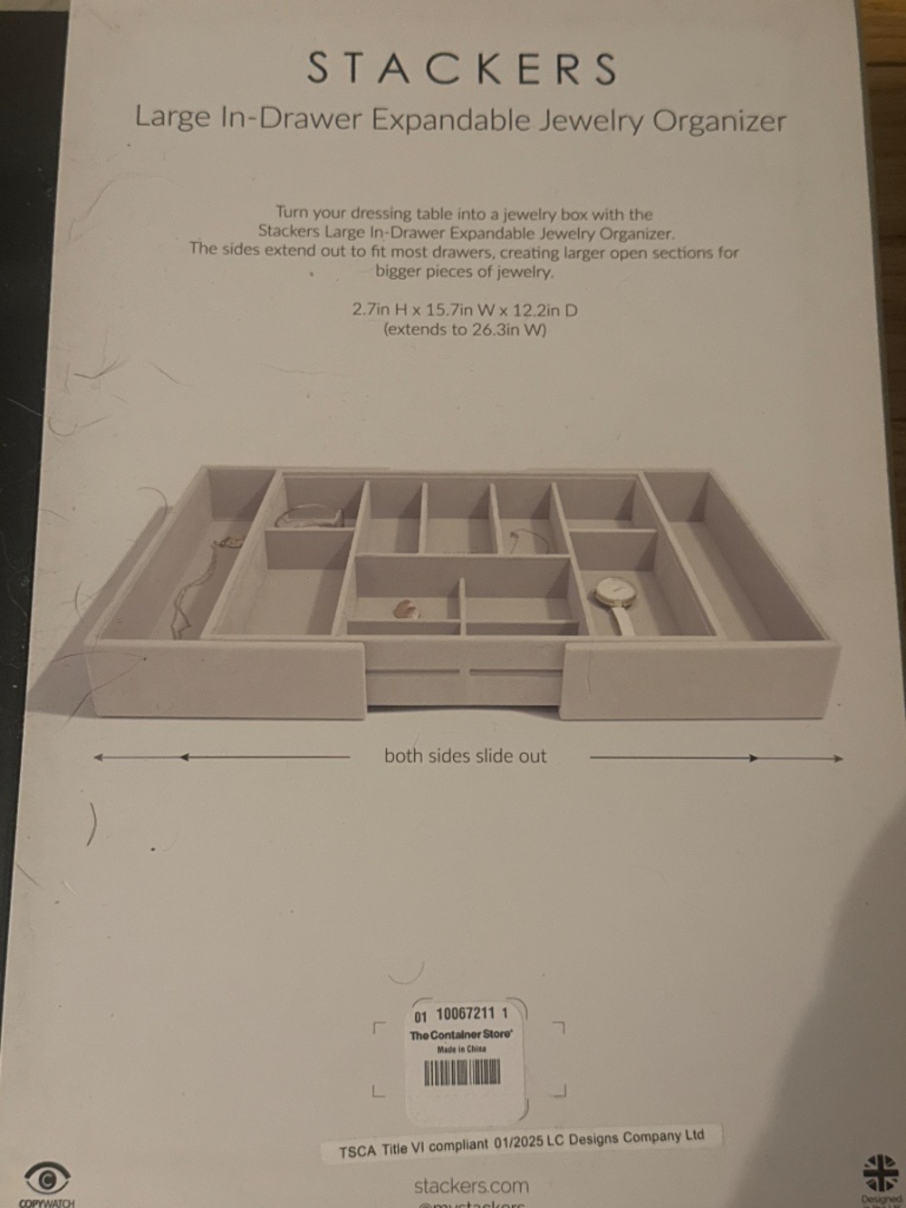 Unopened New Stackers Jewelry Box - Picture 4 of 4